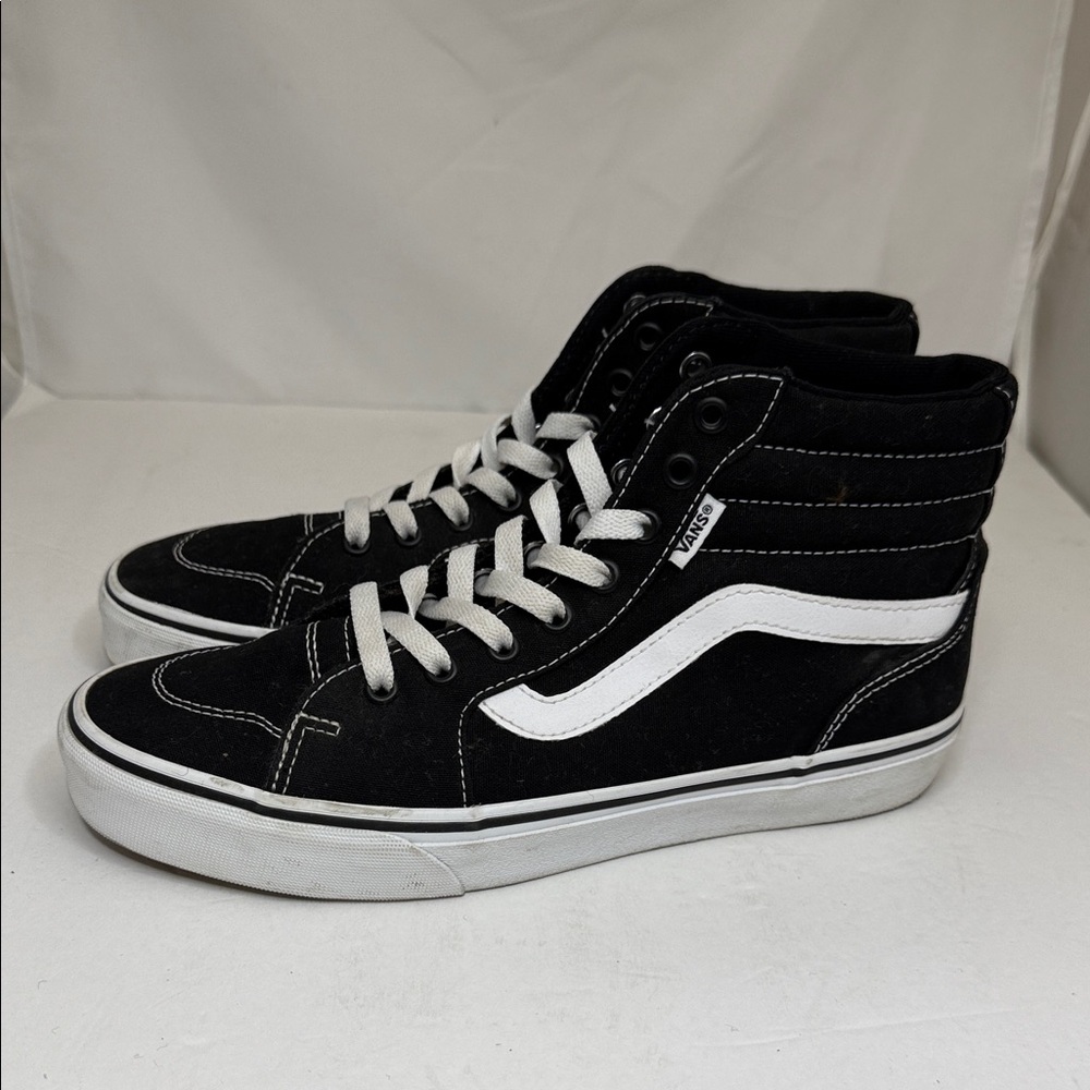 Vans Black and White Skate Sneakers